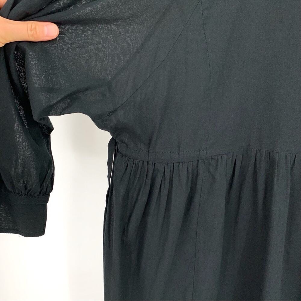ISABEL MARANT Étoile Cotton Tunic Dress Black 3 - Picture 11 of 11